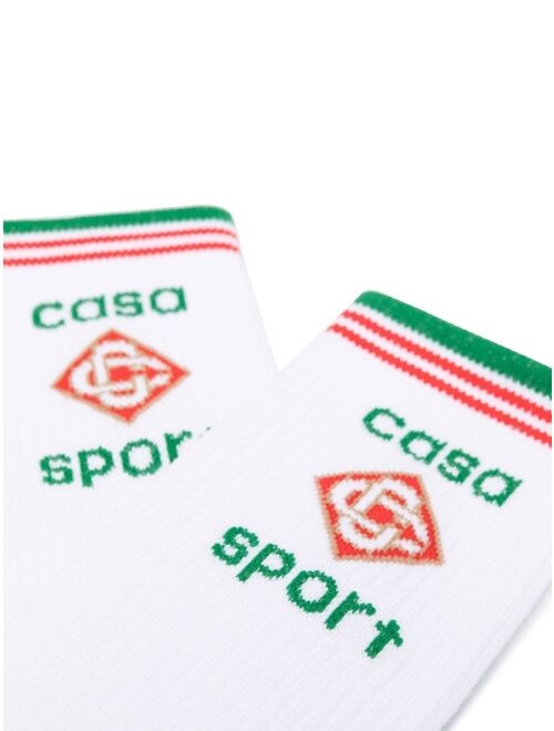 Casablanca Casa Sport print socks