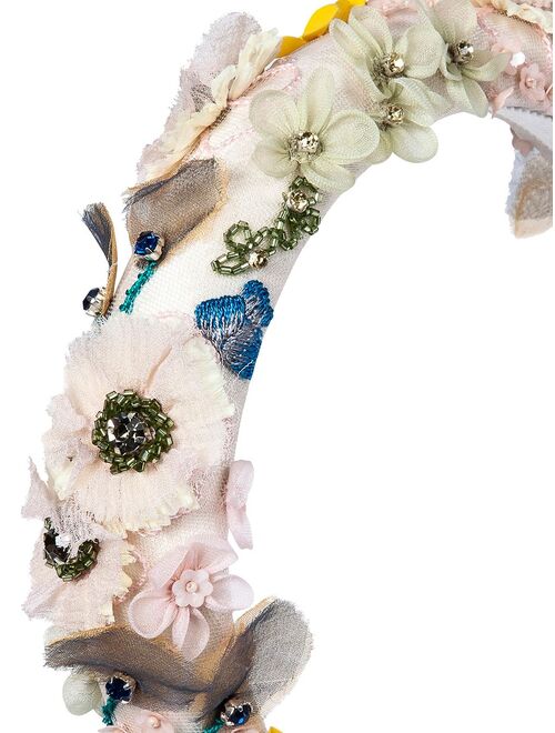 Jennifer Behr Meadow floral-applique headband