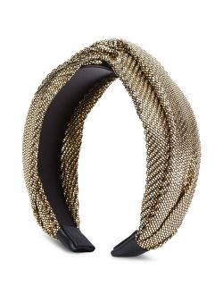 Goldie Twist metallic headband