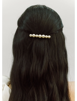 Gretel pearl-embellished hair clip