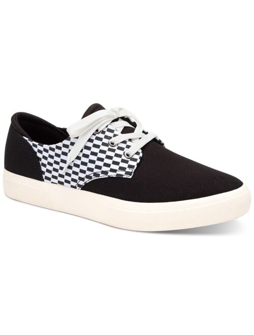 Buy SUN + STONE Men's Kiva Checkered Lace-Up Sneakers, Created for Macy ...