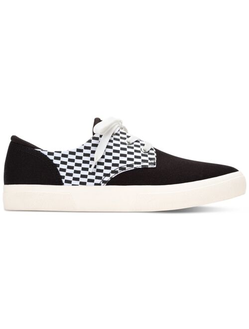 SUN + STONE Men's Kiva Checkered Lace-Up Sneakers, Created for Macy's