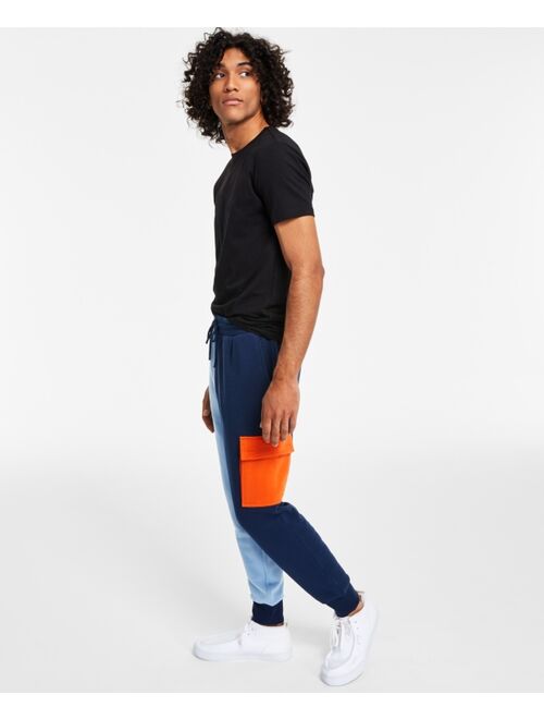 SUN + STONE Men's Colorblocked Pants, Created for Macy's