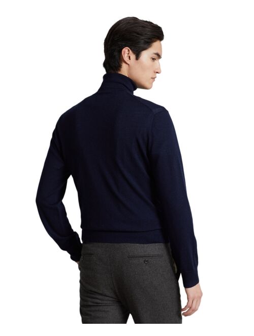 POLO RALPH LAUREN Men's Washable Wool Turtleneck Sweater