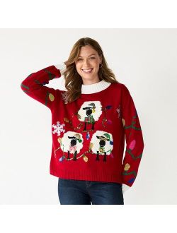 Women's Celebrate Together Mockneck Christmas Sweater