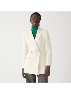 Evening blazer-jacket in Italian double-cloth wool
