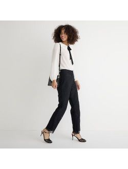 Willa cropped flare pant in lace