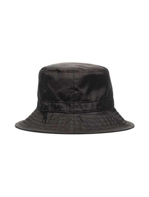 GANNI logo-patch bucket hat