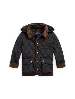 Toddler and Little Boys Water- Repellent Hooded Barn Jacket