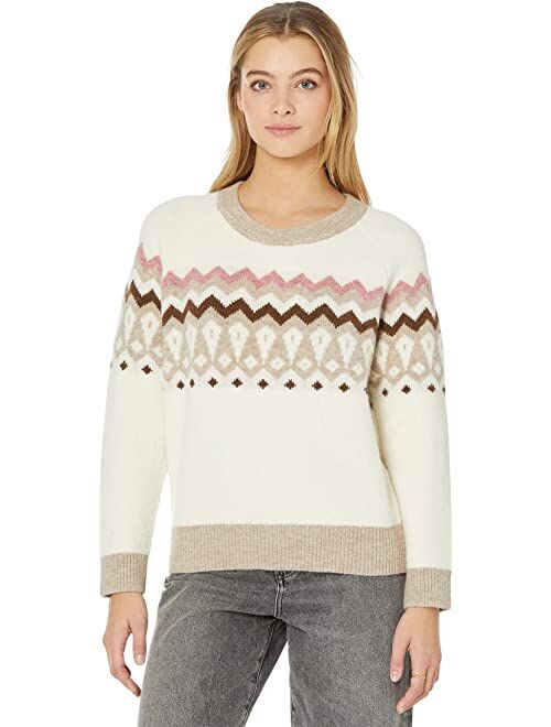Madewell Fair Isle Markham Pullover Sweater