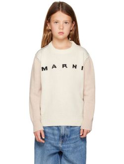 Kids Off-White Colorblocked Sweater