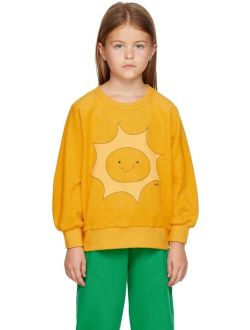 TINYCOTTONS Kids Yellow Tiny Sun Sweatshirt