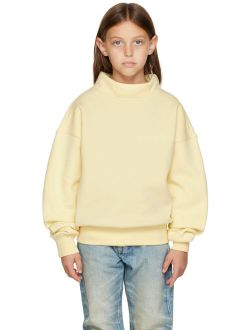 ESSENTIALS Kids Yellow Mock Neck Sweatshirt