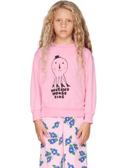WEEKEND HOUSE KIDS Kids Pink Octopus Sweatshirt