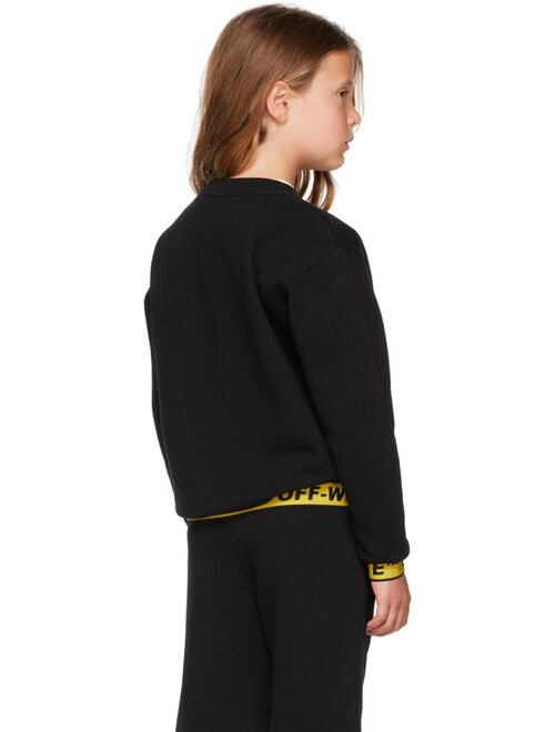 OFF-WHITE Kids Black Industrial Sweater