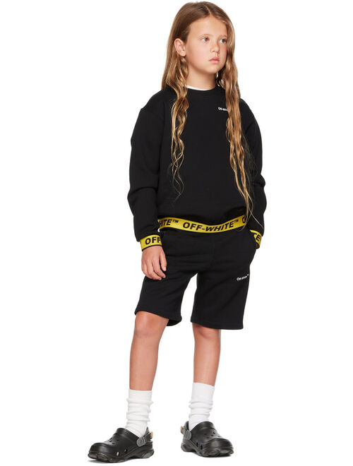 OFF-WHITE Kids Black Industrial Sweater