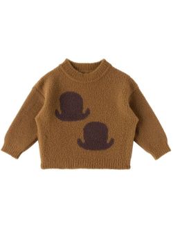 THE ANIMALS OBSERVATORY Baby Brown Bull Sweater