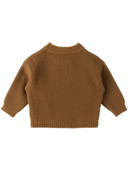 THE ANIMALS OBSERVATORY Baby Brown Bull Sweater