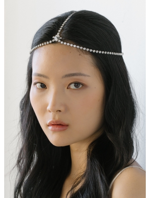 Jennifer Behr crystal-embellished head piece