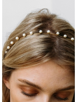 Iris pearl embellished headband