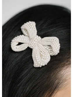 Bella pearl-embellished flip clip