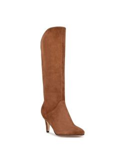 Buyah Women's Suede Knee-High Boots