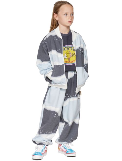 LUCKYTRY Kids Purple Ice Cream Long Sleeve T-Shirt