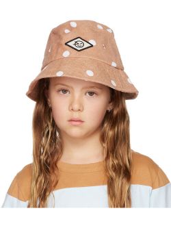 WYNKEN Kids Beige Disco Bucket Hat