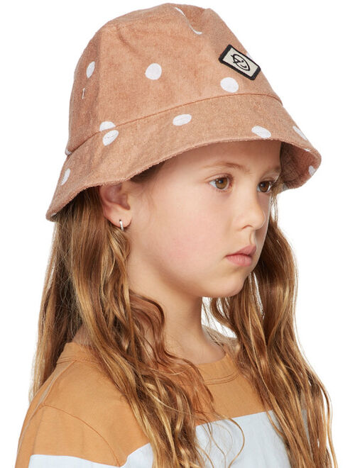 WYNKEN Kids Beige Disco Bucket Hat