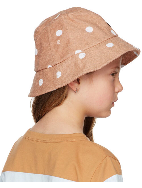 WYNKEN Kids Beige Disco Bucket Hat