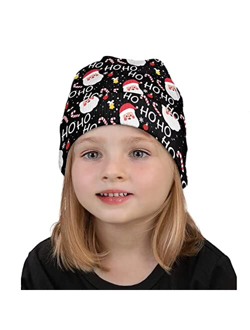 UNICEU Christmas Beanie Hats Ugly Christmas Knit Hats for Kid Boys Girls Slouchy Skull Caps