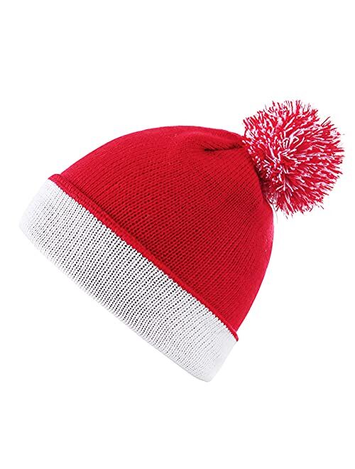 Generic Autumn Santa Hat Knitted Christmas Santa Boys Winter for Knitted Hat and Hat Hat Children's and for Fall2016 Fashion
