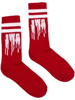 JW Anderson slime-logo ankle socks