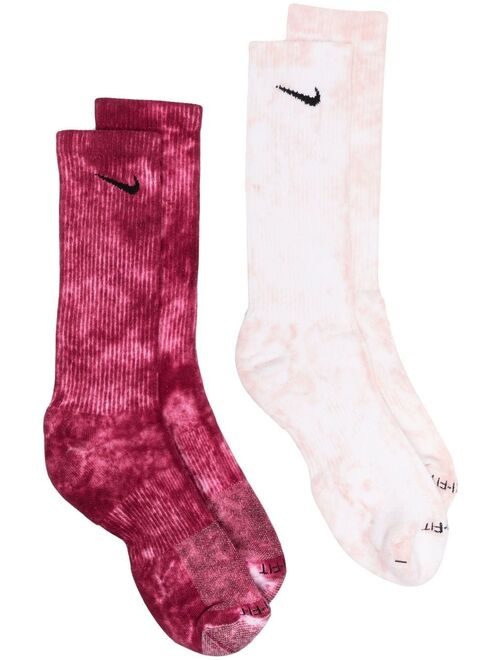 Nike tie-dye two-pack socks