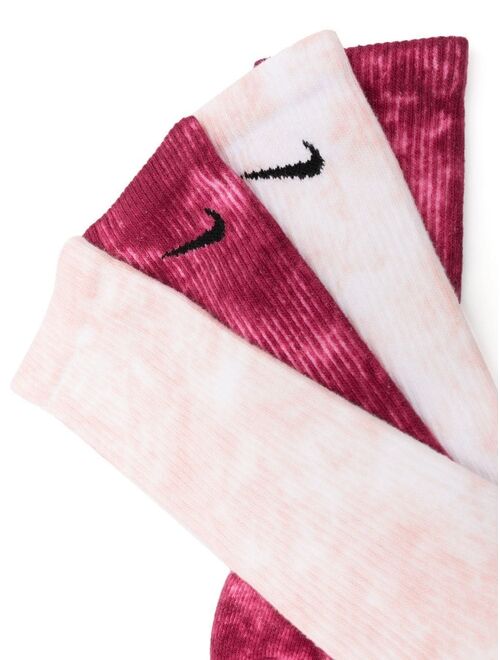 Nike tie-dye two-pack socks