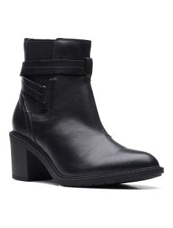 Scene Star Women's Leather Ankle Boots