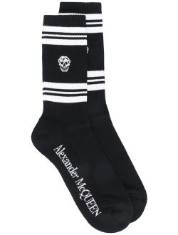 skull-motif socks