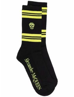 intarsia-knit ankle socks