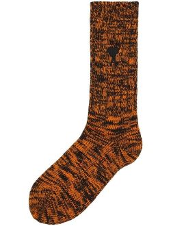 Ami de Coeur marl-knit socks