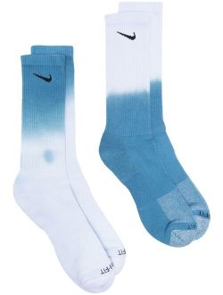 dip-dye two-pack socks