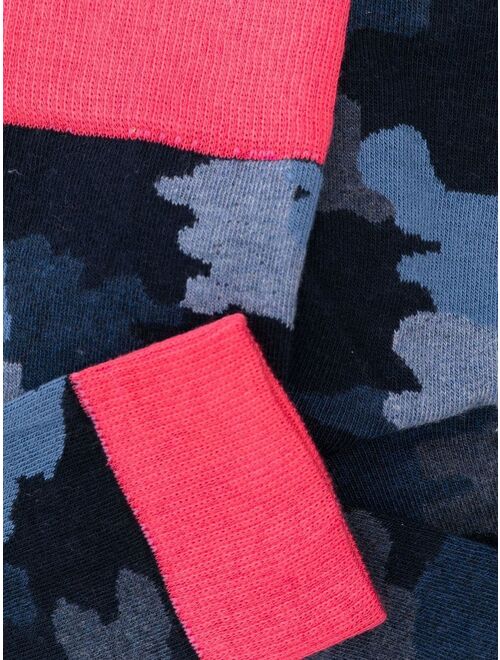 Altea camouflage-print knit socks