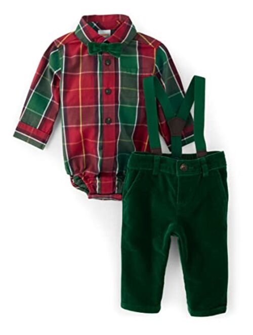 Gymboree baby-boys Long Sleeve Bodysuit and Dress Pants Set