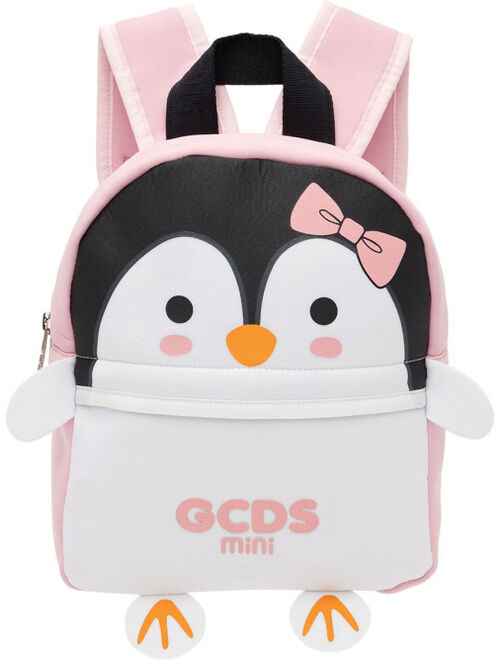 GCDS KIDS Baby Pink Penguin Backpack
