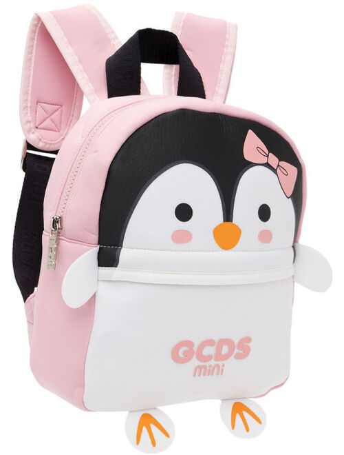 GCDS KIDS Baby Pink Penguin Backpack