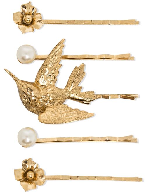 Jennifer Behr pearl-embellished bobby pin set