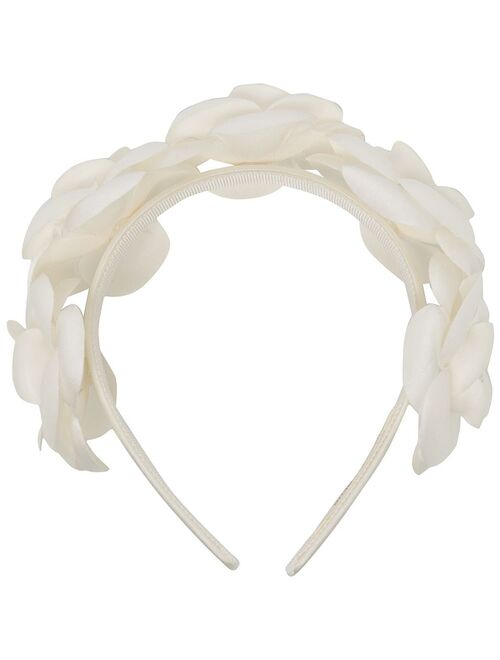 Jennifer Behr Eden floral-embroidered headband