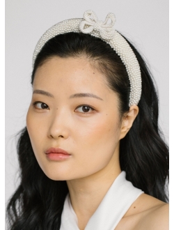 Mirabella pearl-embellished headband