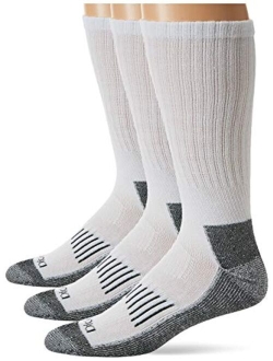 Men's Heavyweight Cushion Compression Work Crew Socks (3 & 6 Pairs)
