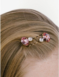 Gemma crystal-embellished hair pin