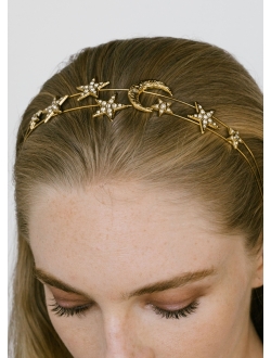 Juno crystal-embellished headband